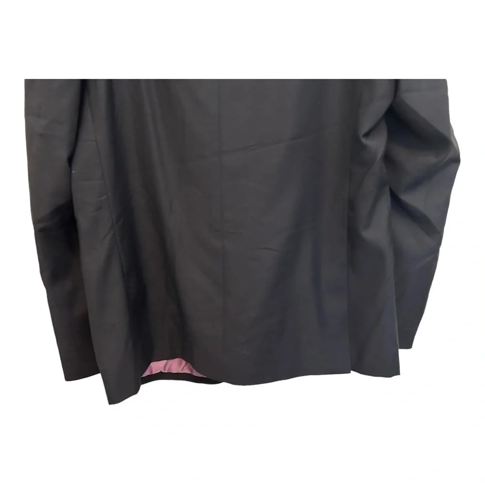 𝅺zanetti Porto suit wool blazer in black